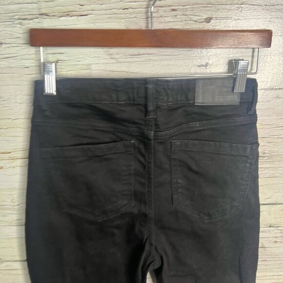 FRANK & OAK Debbie Skinny Jean Sz 27 Washed Black - Picture 5 of 6